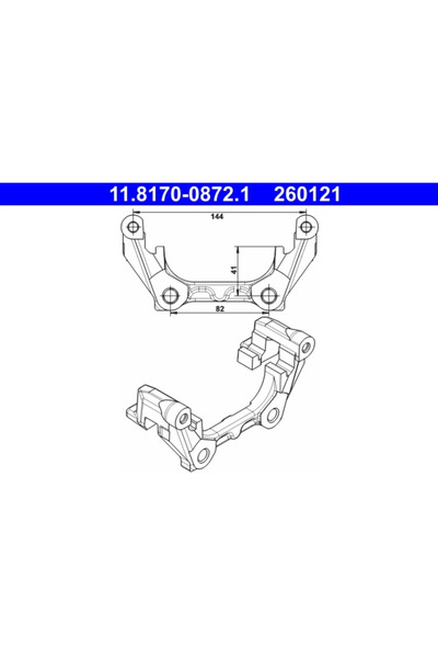 Ate Suport Etrier Renault Espace 4/Laguna 2/Laguna 3