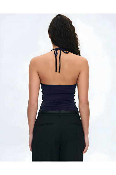 Baluxe Halter Neck Cotton Halter Top Blouse