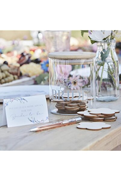 Generic Brand Ginger Ray ADVICE FOR THE BRIDE MESSAGE JAR