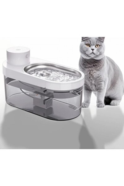 Golden cat Stainless Steel Cat Water Fountain Automatic Sensor Water Bowl Pet...