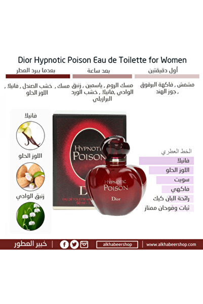 Christian Dior Dior Hypnotic Poison Eau de Toilette 50ml