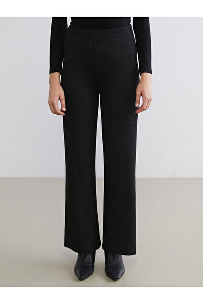 LC Waikiki Δημιουργήστε το στυλ σας από το UZG Store |   Γυναικείο παντελόνι με ελαστική μέση φαρδύ πόδι