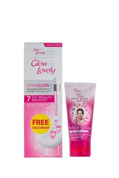 Fair & Lovely كريم فير آند لفلي متعدد الفيتامينات المتقدم 100 جرام + غسول للو...