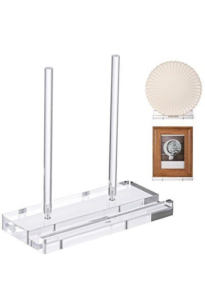 Generic Clear Acrylic Display Stand Tabletop Easel, Durable Acrylic Book Disp...