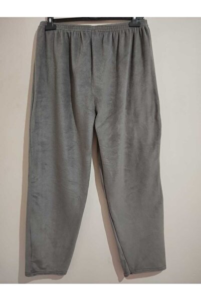 anne moda ankara Kışlık, Çok Kalın, Standart Beden, UNİSEX, Düz Paça Traşlı Polar, pantolon