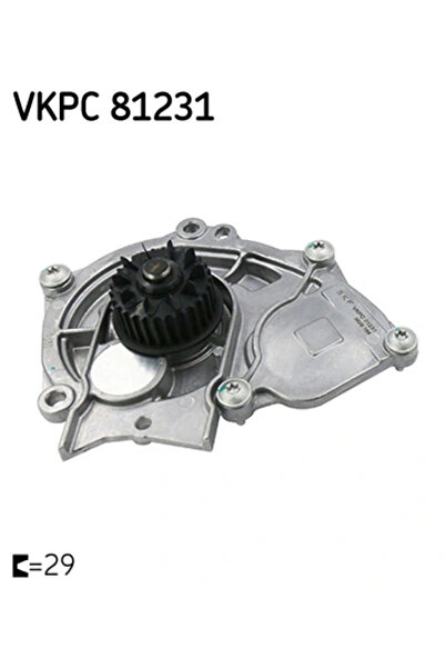SKF Engine Cooling Water Pump Audi A3/A4 Allroad B8/A4 B8 Seat Leon