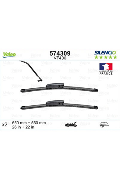 VALEO Lamela Stergator Fata Renault Scenic 2