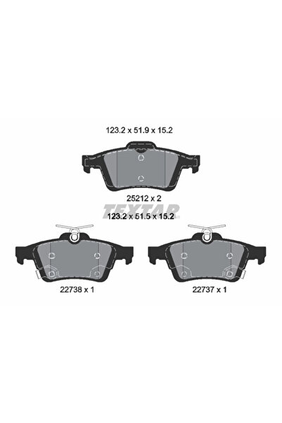 Krieger Set Placute Frana Frana Disc Ford Focus 3