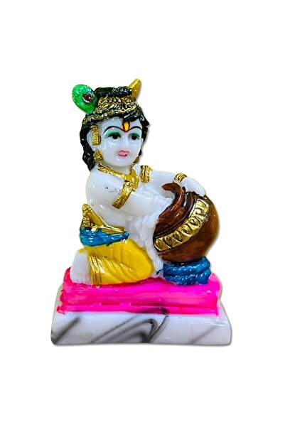 Generic Divine Design Ladoo Gopal/Makhan Chor Marble Dust Idol – The Divine C...