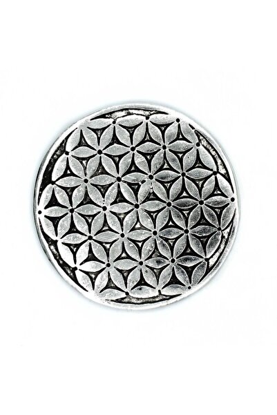 OEM Metal holder for scented sticks and cones – Flower of Life model, 11 cm