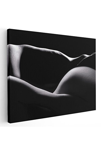 Tablou Canvas nud femeie solduri alb negru, cod 1146