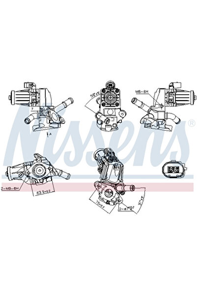 Nissens Supapa Egr Citroen Jumper 2 Bus/Jumper 2 Caroserie/Jumper 2 Platou / ...