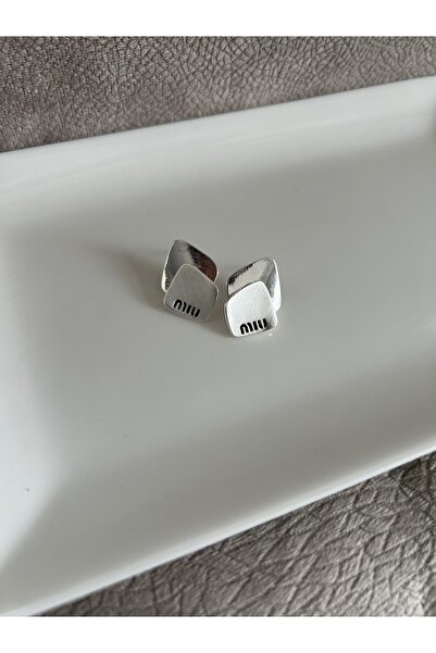 Birth of Venus Gümüş Renkli Miu Miu Bijuteri Küpe