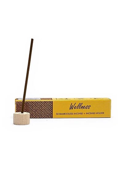 OEM SET 50 BEȚIȘOARE PARFUMATE NATURALE AYURVEDA FĂRĂ MIEZ DE BAMBUS | WELLNESS