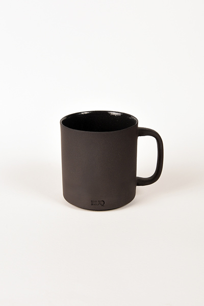 RUQ Ceramics Pebble Black Mug – 270 ml Stoneware – 1 Piece