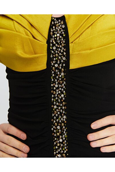 Robes Davet Şıklığı Taş İşlemeli Elbise-7000