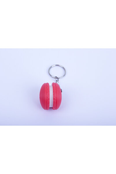 Pembe Makaron Anahtarlık - Tıkla Bum Serisi