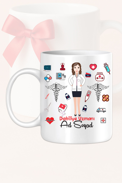 Ver-O Baskı كوب مصمم كهدية للأطباء والممرضات في المستشفى