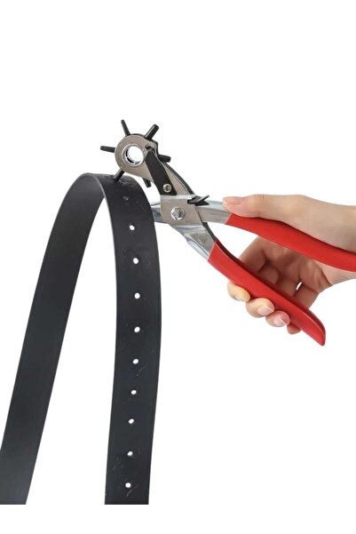 VEYA أداة ثقب الحزام متعددة الوظائف أداة ثقب حجم دوار ثاقب يدوي للأحزمة والأش...