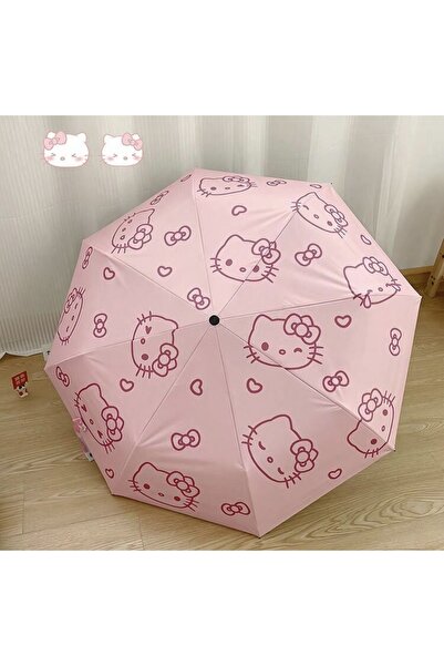 Lilly Hello Kitty Pembe Kız Çocuk Şemsiye - Otomatik