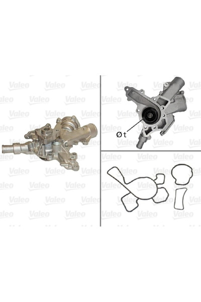 VALEO Pompa De Apa Racire Motor Opel Agila/Astra G/Corsa B Vauxhall Agila Mod...