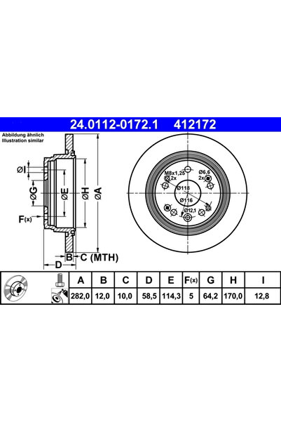 Ate Disc Frana Honda Fr-5/Stream