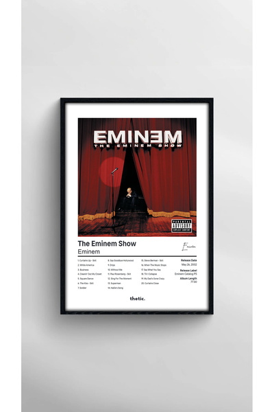 Thetic Eminem - Without Me Single Koleksiyonu PREMIUM Spotify Poster - Şarkı ...