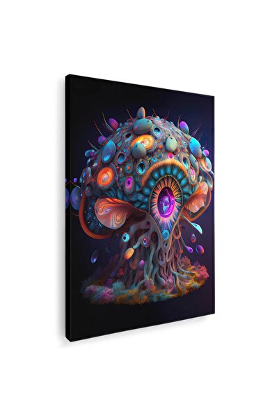 Tablou Canvas Tablou ciuperci fantezie detaliu multicolor, cod 1697