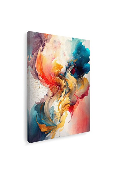 Tablou Canvas Tablou pictura forme abstracte, multicolor, cod 1451