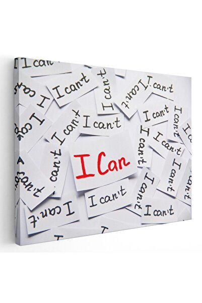 Tablou Canvas Tablou mesaj motivational i can, cod 1474