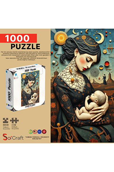 Soi Craft 1000 Parça Puzzle Anne ve Evren