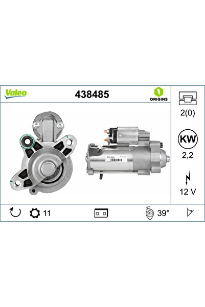 VALEO Starter Ford C-Max/Focus 2/Focus 3 Ford Australia Focus