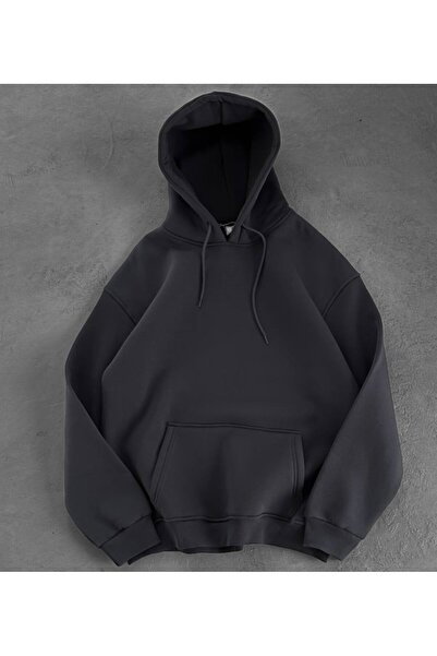 bergibo سترة رياضية كبيرة الحجم ذات جودة عالية - مصنوعة من القطن الممشط المضغ...