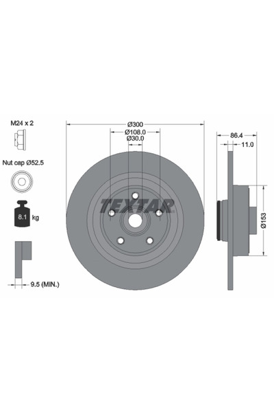Krieger Disc Frana Renault Espace 4/Vel Satis