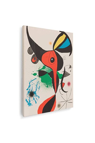 Tablou Canvas Tablou pictura forme abstracte de Joan Miro, cod 2064