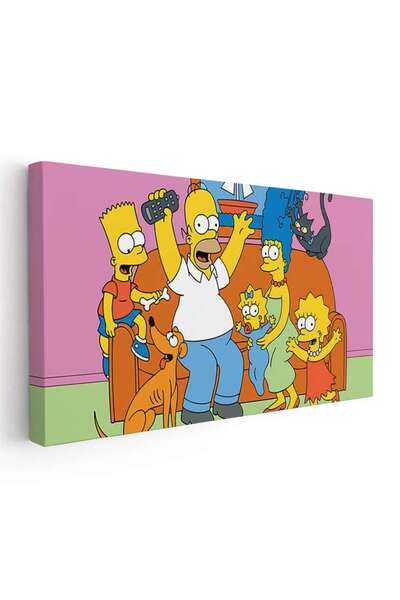 Tablou Canvas Tablou Familia Simpson desene animate, cod 4922