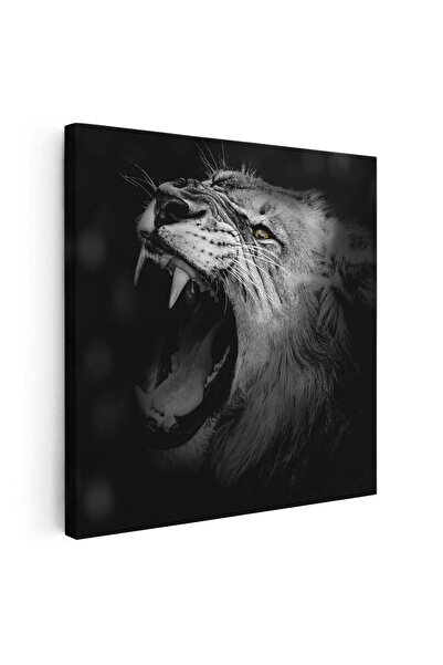 Tablou Canvas Tablou portret profil leu racnind, cod 3238