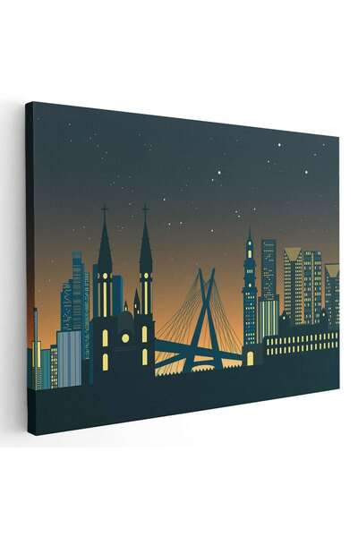 Tablou Canvas Tablou peisaj urban Sao Paolo Brazil, cod 5503