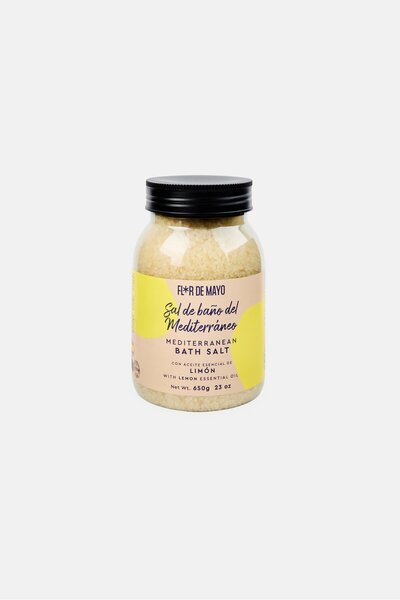 Flor De Mayo Mediterranean Bath Salt With Lemon 650g