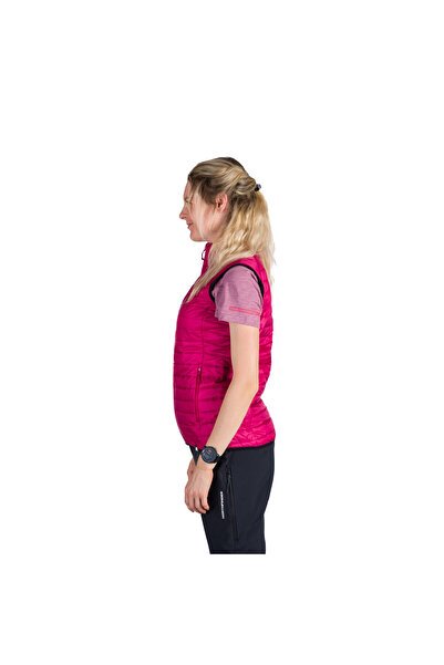 NORTHFINDER Women's lightweight active insulated vest SAMANTHA cherry