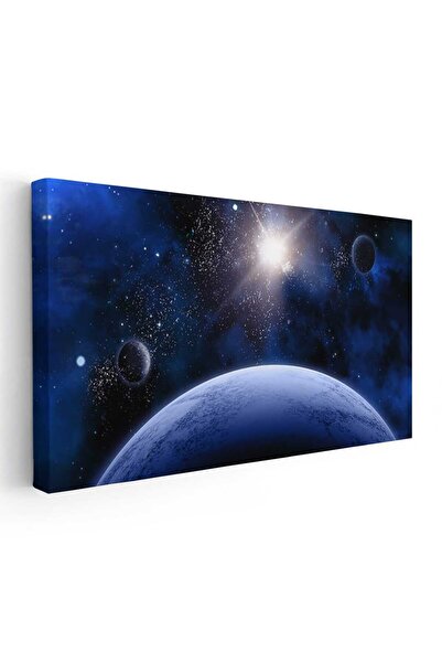 Tablou Canvas Tablou peisaj cosmic fantezie planete, cod 5334