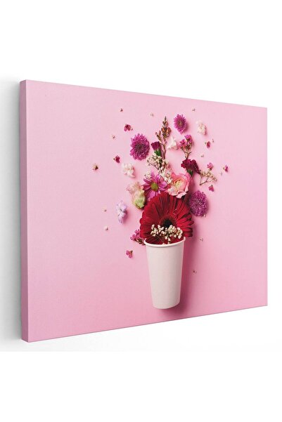 Tablou Canvas Tablou aranjament floral flori variate, cod 2679