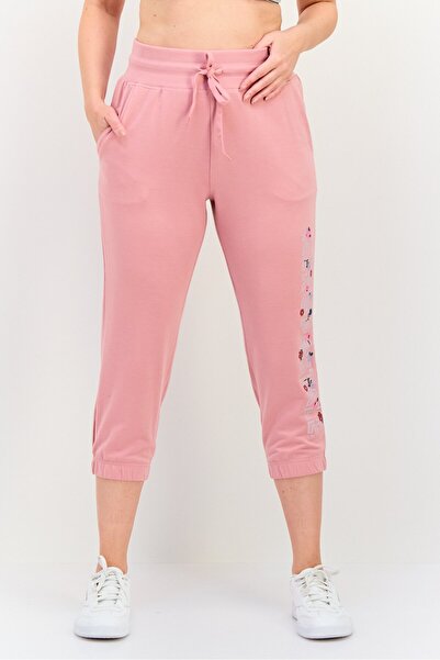 Aeropostale Women Sportswear Fit Outdoor Sweatpants, Old Rose