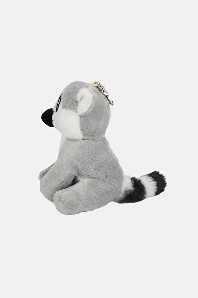 Eco Pals Tailed Lemur Bag Charm, Grey