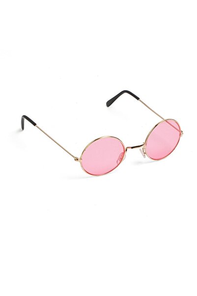 ANTBRO Disguise Glasses, Hippie Model, Pink Lenses