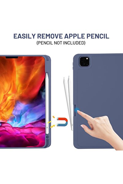 Generic Case Compatible with iPad Pro 11 2022/2021/2020 Case/iPad Pro 11 Case Pro 11 Inch with Pencil Holder