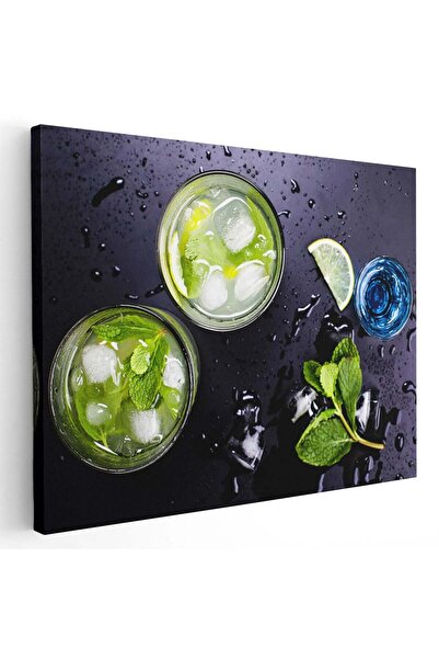 Tablou Canvas Tablou pahare cocktail Mojito, cod 4037