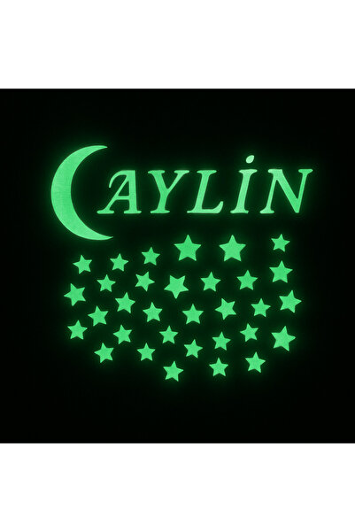 Baylin3D İsme Özel Fosforlu Paylayan isimli Yıldızlar 50 Adet ( yazılacak ismi mesaj olarak belirtiniz )