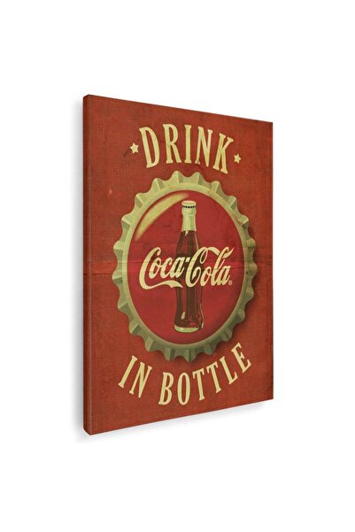 Tablou Canvas Tablou Drink Coca Cola in bottle vintage, cod 4019