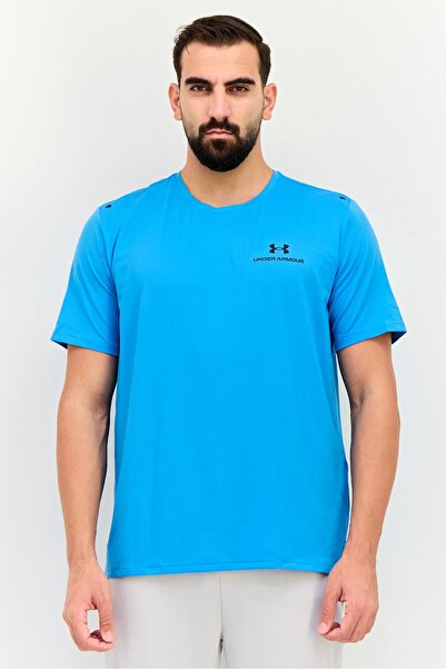 Under Armour Men Sportswear Fit Short Sleeve Training T-Shirts, Mint Blue
